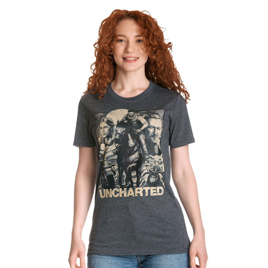 Immagine del prodotto Uncharted - T-shirt con copertina grigia