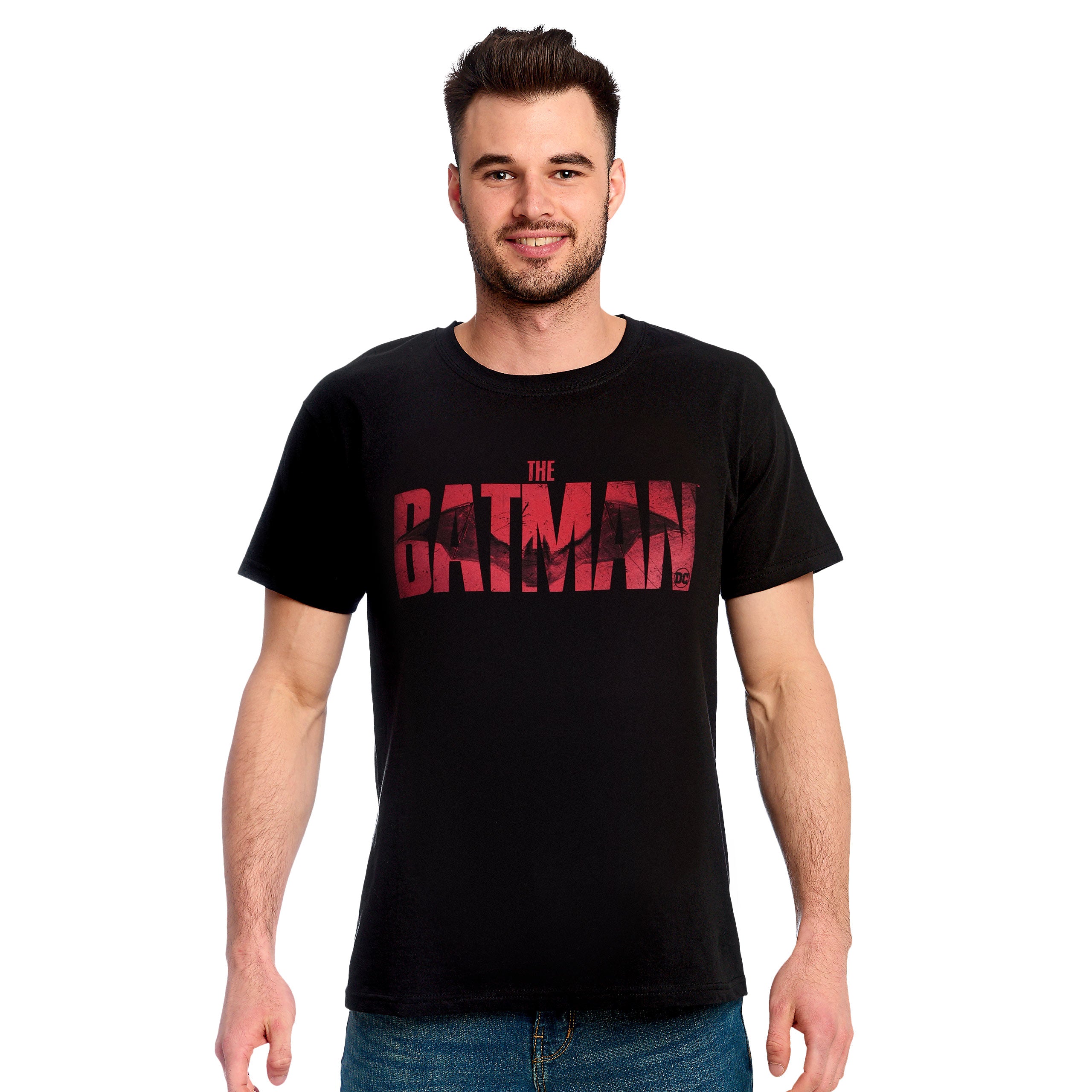 Immagine del prodotto T-shirt nera con il logo di The Batman