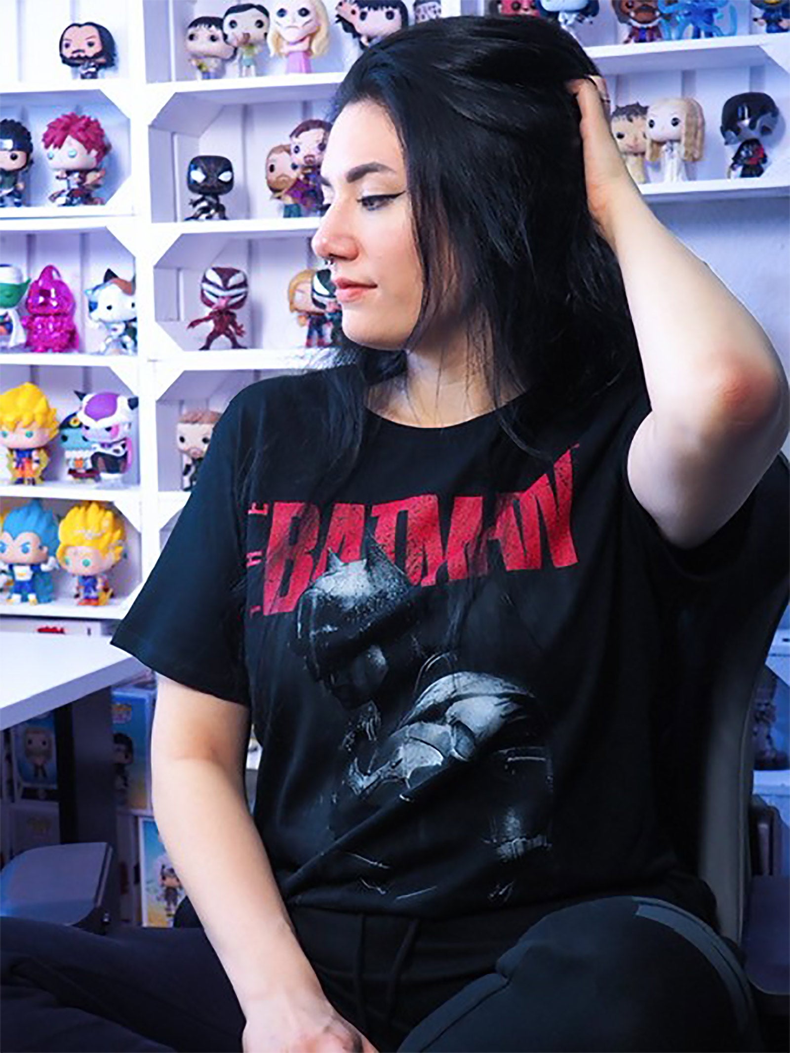 Immagine del prodotto The Batman - T-Shirt nera 'Standing In The Rain'