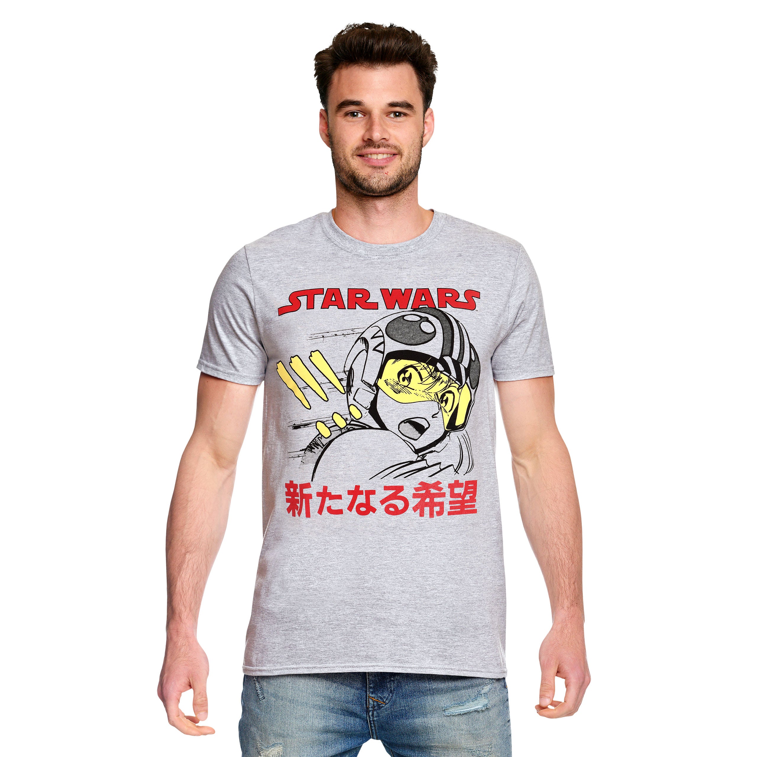 Immagine del prodotto Star Wars - T-shirt Anime di Luke grigia