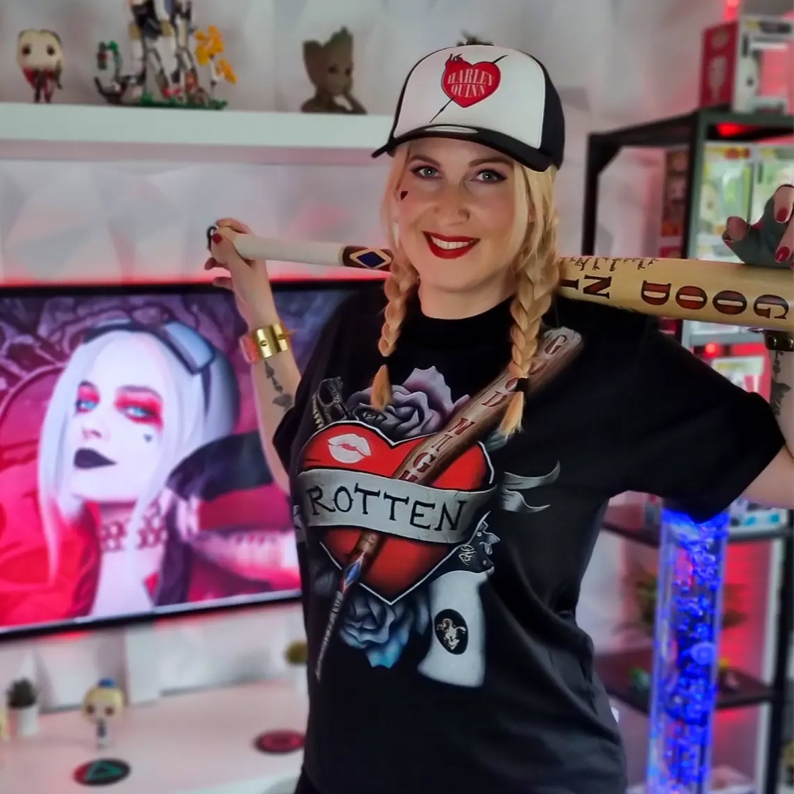 Immagine del prodotto Harley Quinn - Maglietta Rotten nera