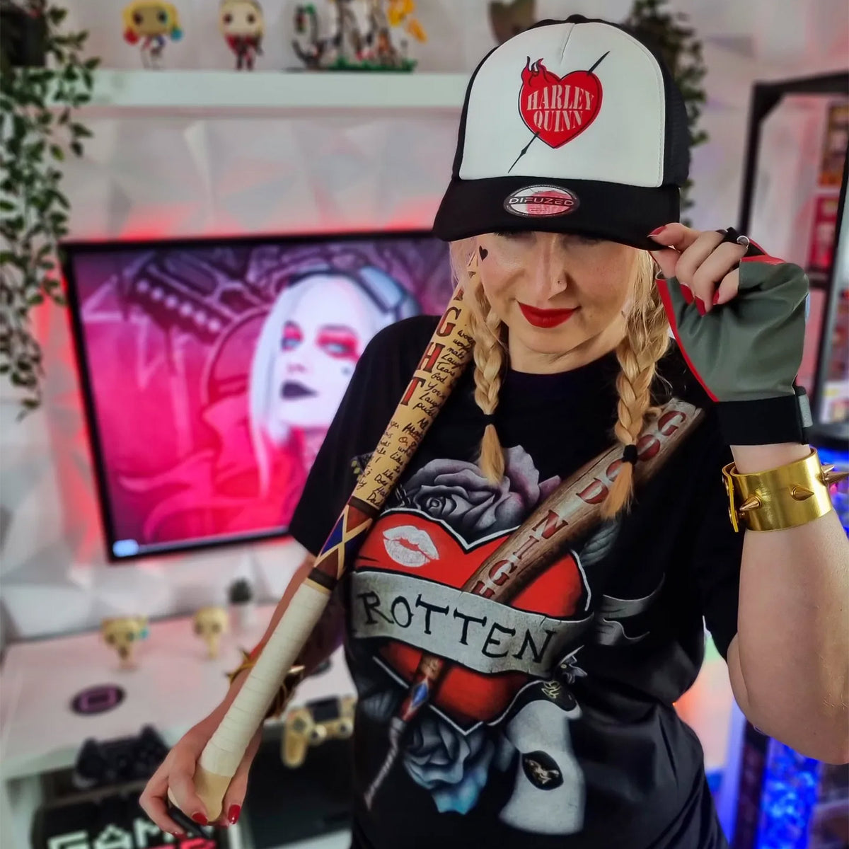 Immagine del prodotto Harley Quinn - Maglietta Rotten nera