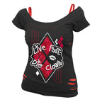 Immagine del prodotto Harley Quinn - Live Fast Die Clown 2in1 T-Shirt da donna