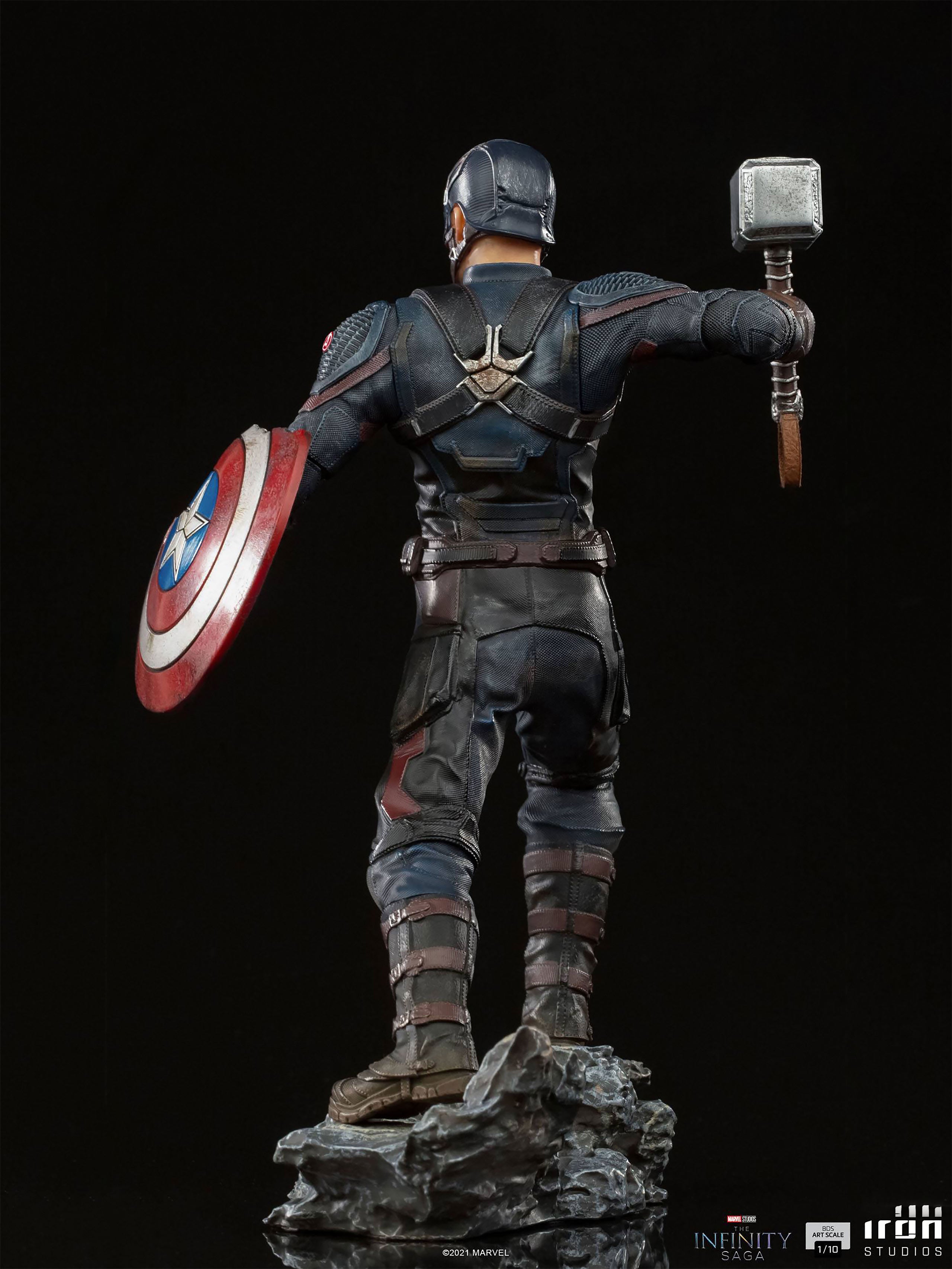 Immagine del prodotto Statua Deluxe di Captain America BDS Art Scale