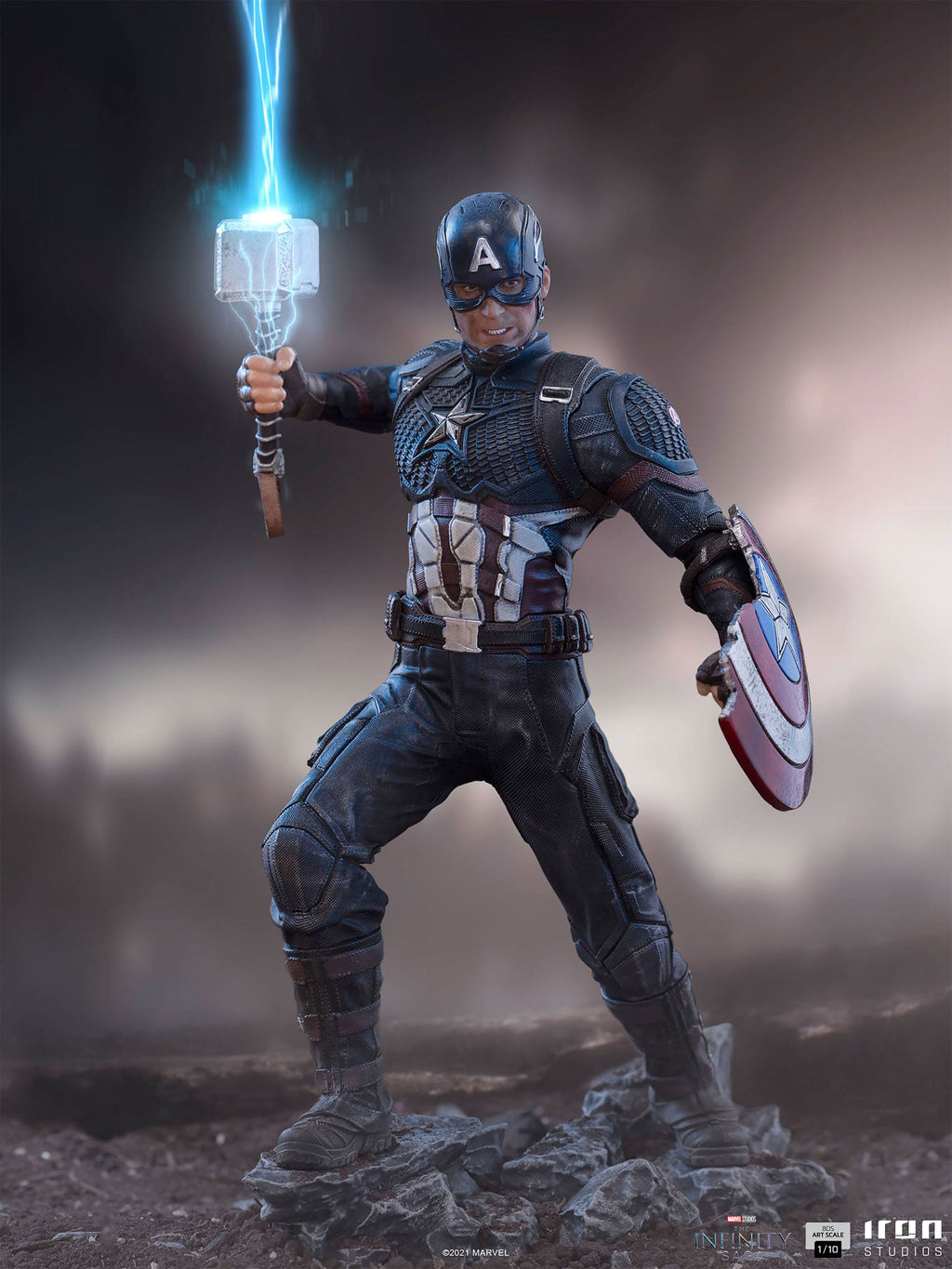 Immagine del prodotto Statua Deluxe di Captain America BDS Art Scale