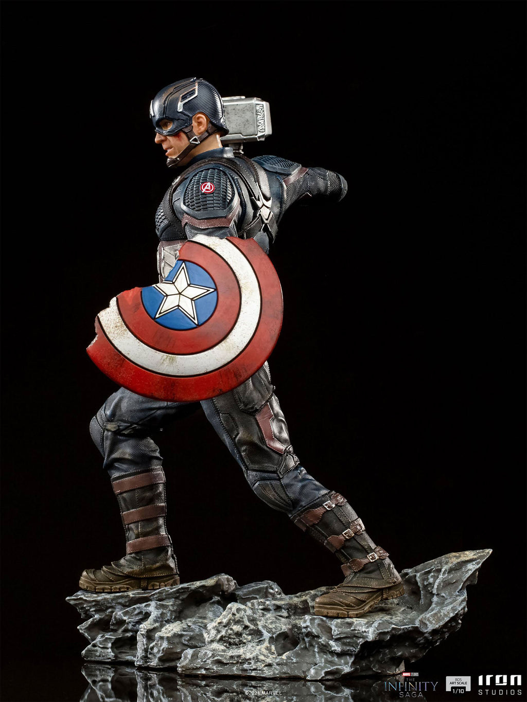 Immagine del prodotto Statua Deluxe di Captain America BDS Art Scale
