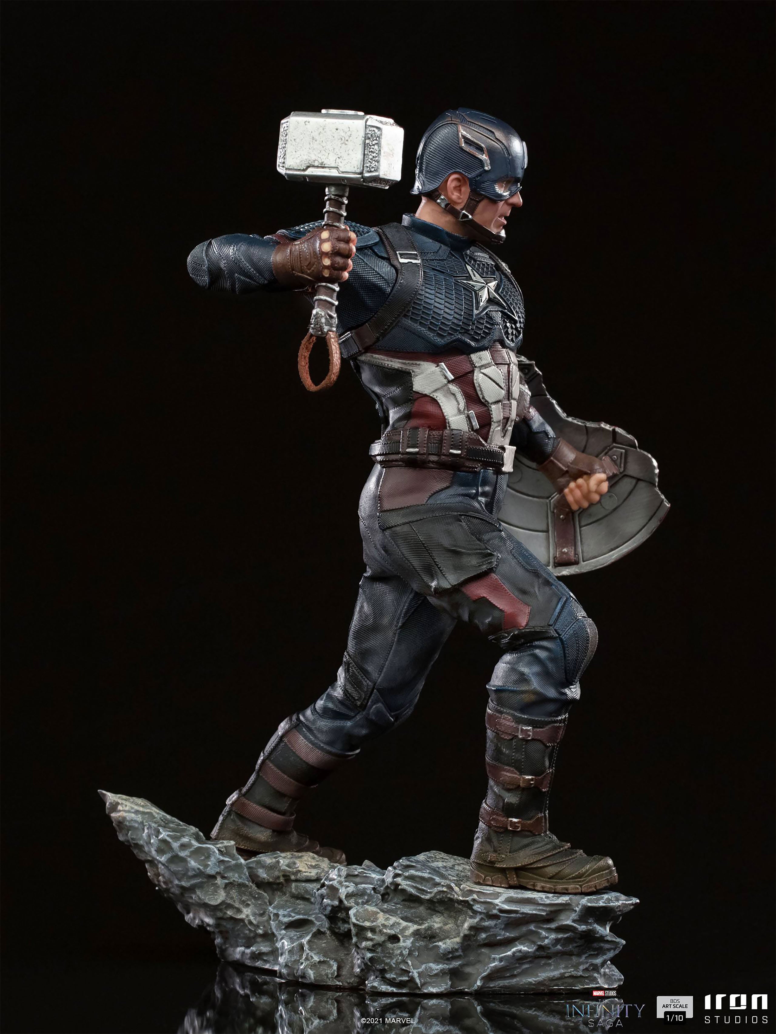 Immagine del prodotto Statua Deluxe di Captain America BDS Art Scale