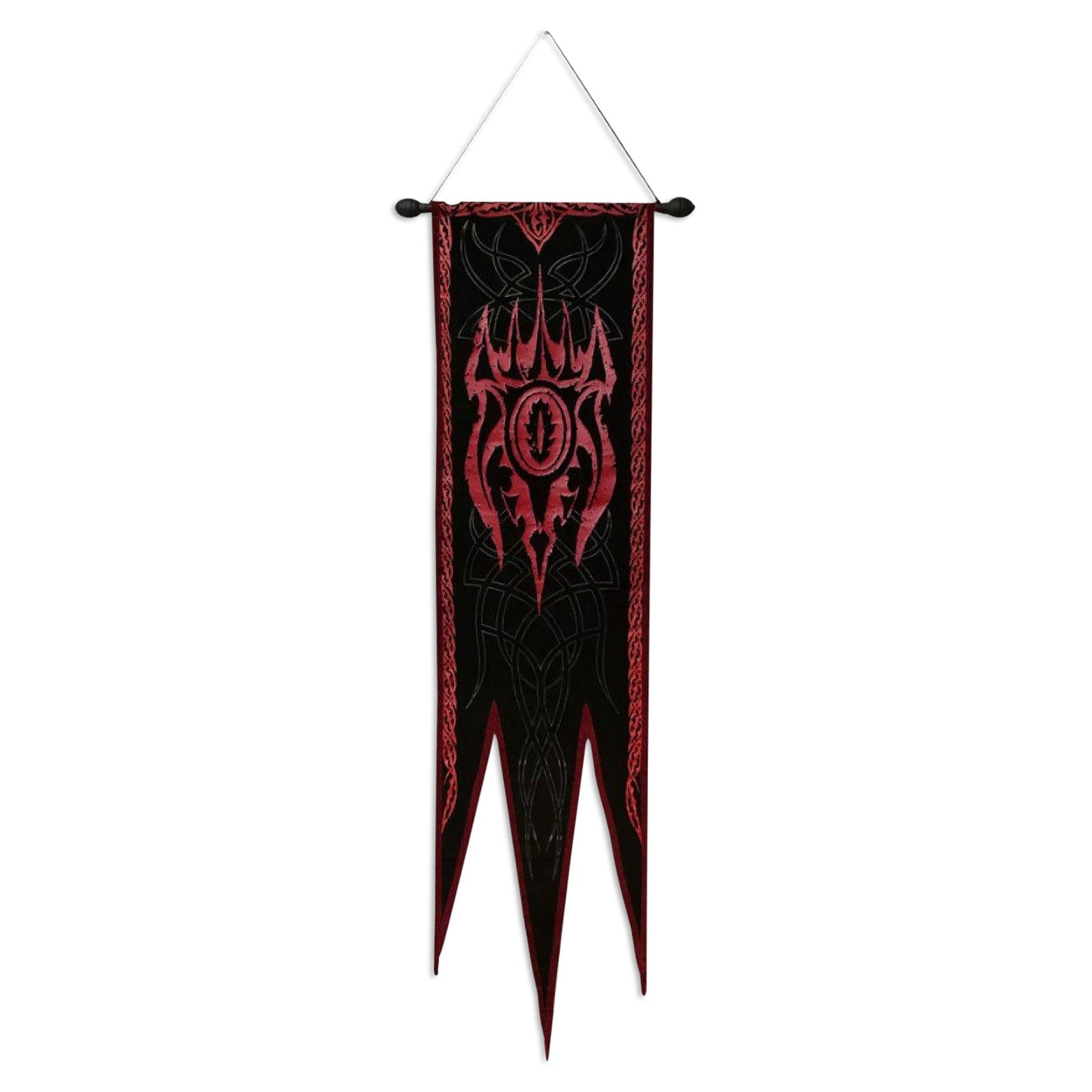 Immagine del prodotto Il Signore degli Anelli – Replica della mazza di Sauron con stendardo di guerra (Red Eye Edition)