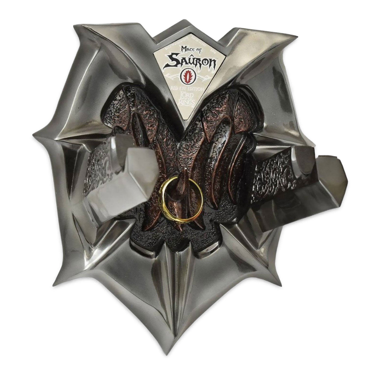 Immagine del prodotto Il Signore degli Anelli – Replica della mazza di Sauron con stendardo di guerra (Red Eye Edition)