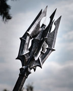 Immagine del prodotto Il Signore degli Anelli – Replica della mazza di Sauron con stendardo di guerra (Red Eye Edition)