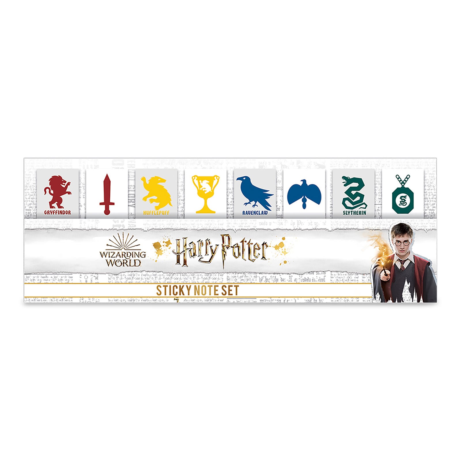 Immagine del prodotto Harry Potter - Post-it con stemmi delle case, set da 8