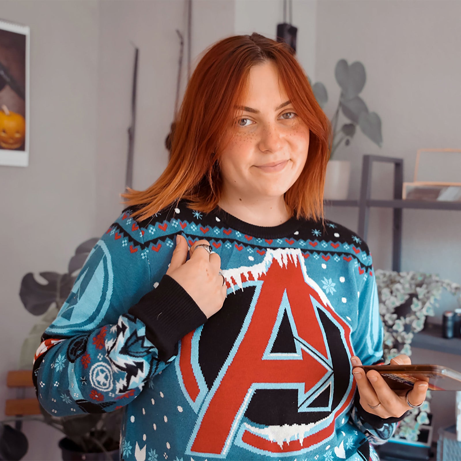 Immagine del prodotto Avengers - Maglione a maglia con logo Frost