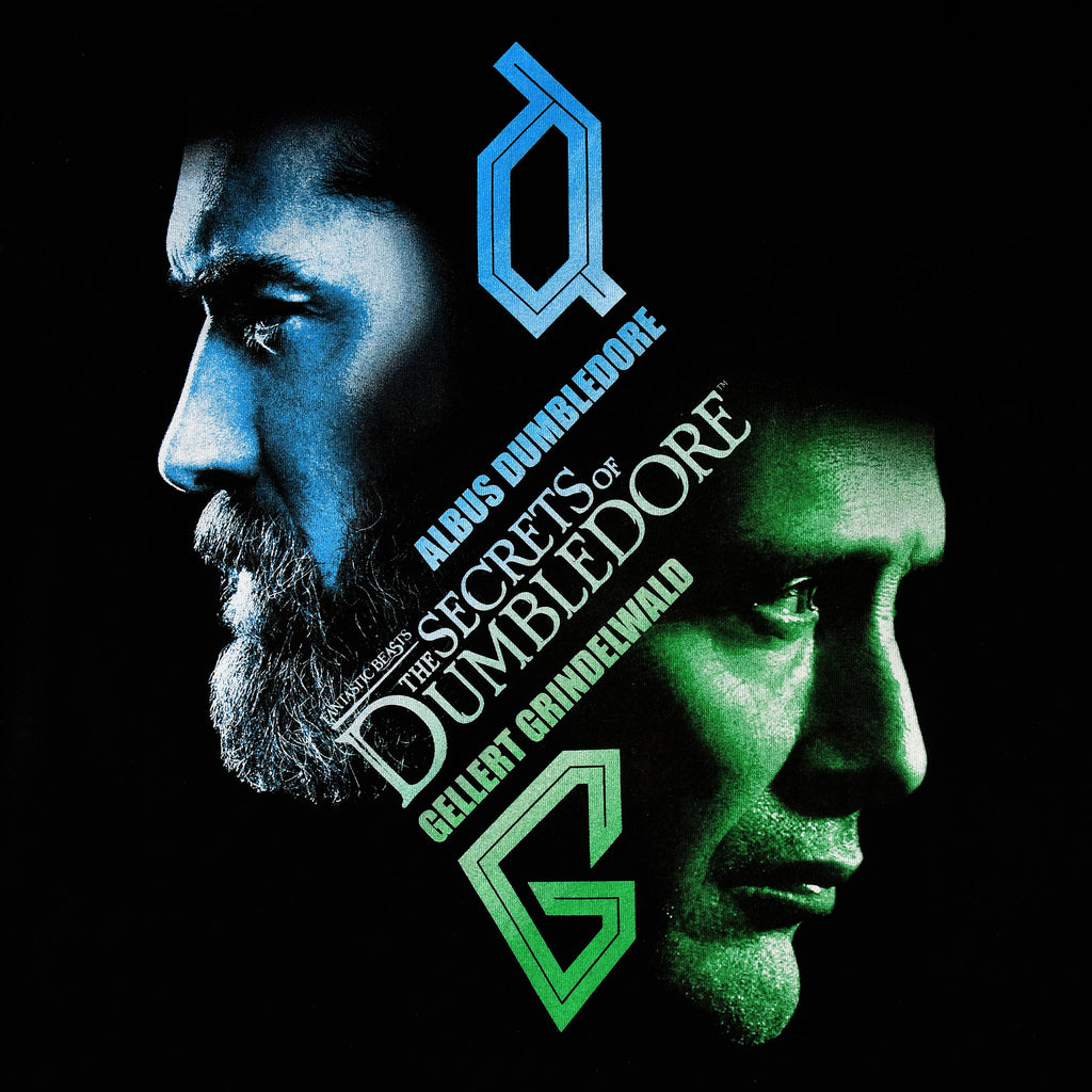 Immagine del prodotto T-shirt nera di Dumbledore & Grindelwald - Animali fantastici