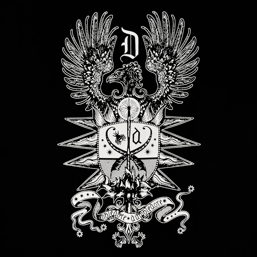 Immagine del prodotto T-shirt nera con stemma di Dumbledore - Animali fantastici