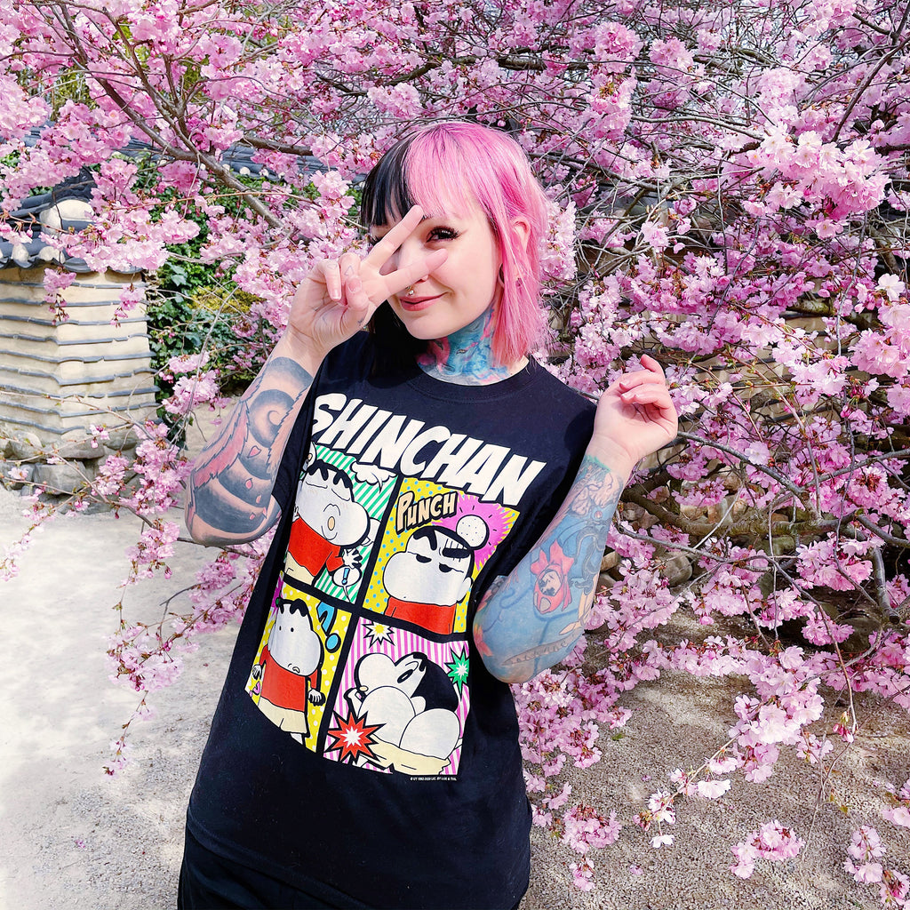Immagine del prodotto Shin-Chan - T-shirt Pop Art nera
