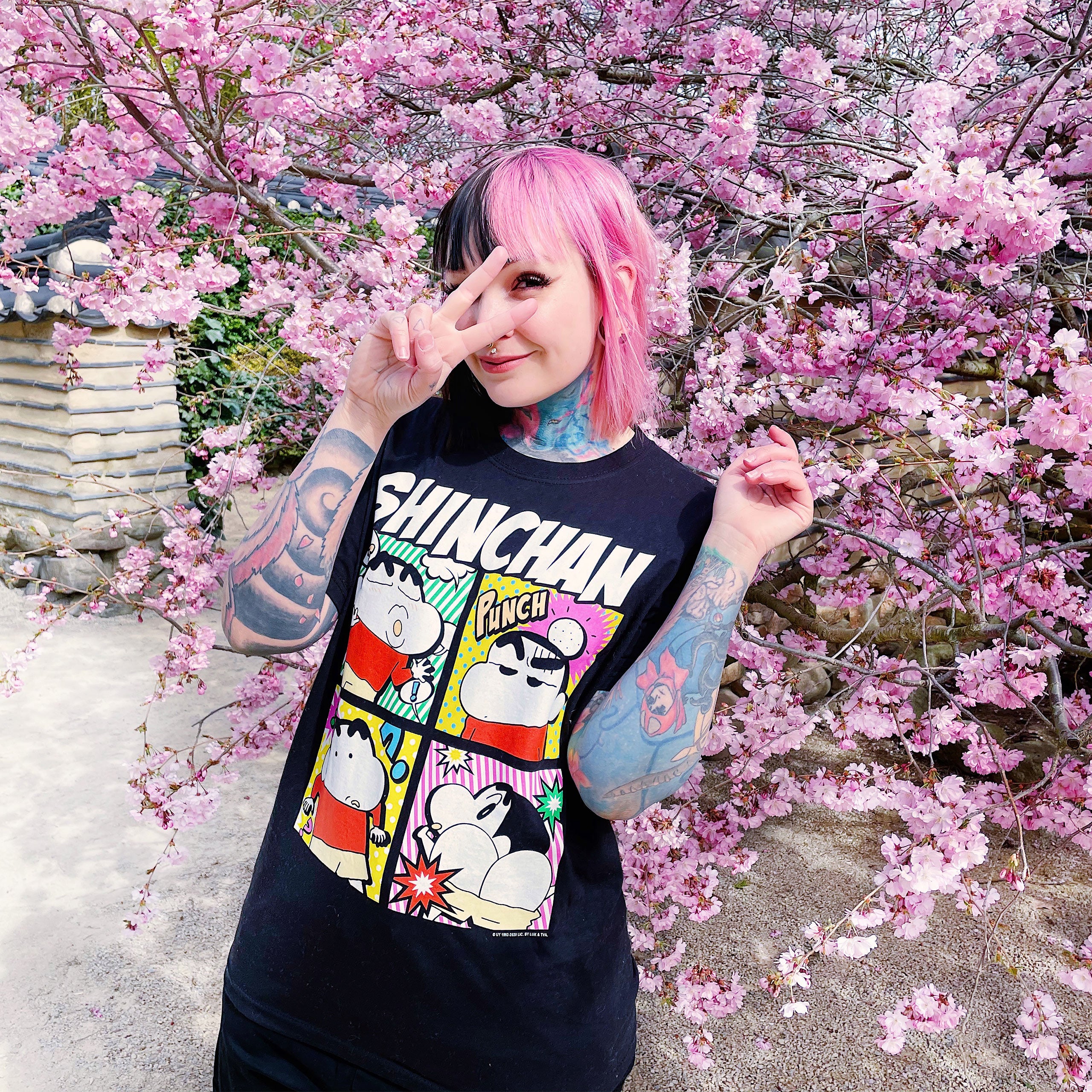 Immagine del prodotto Shin-Chan - T-shirt Pop Art nera