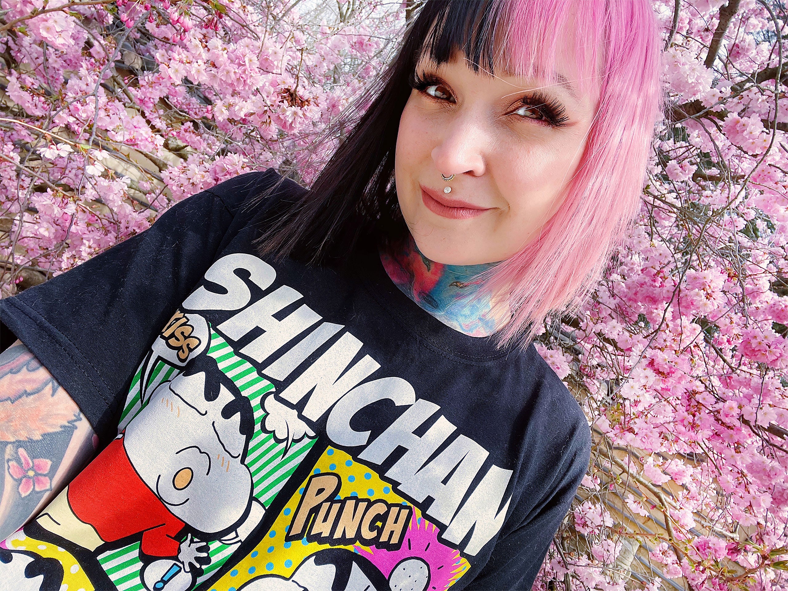 Immagine del prodotto Shin-Chan - T-shirt Pop Art nera