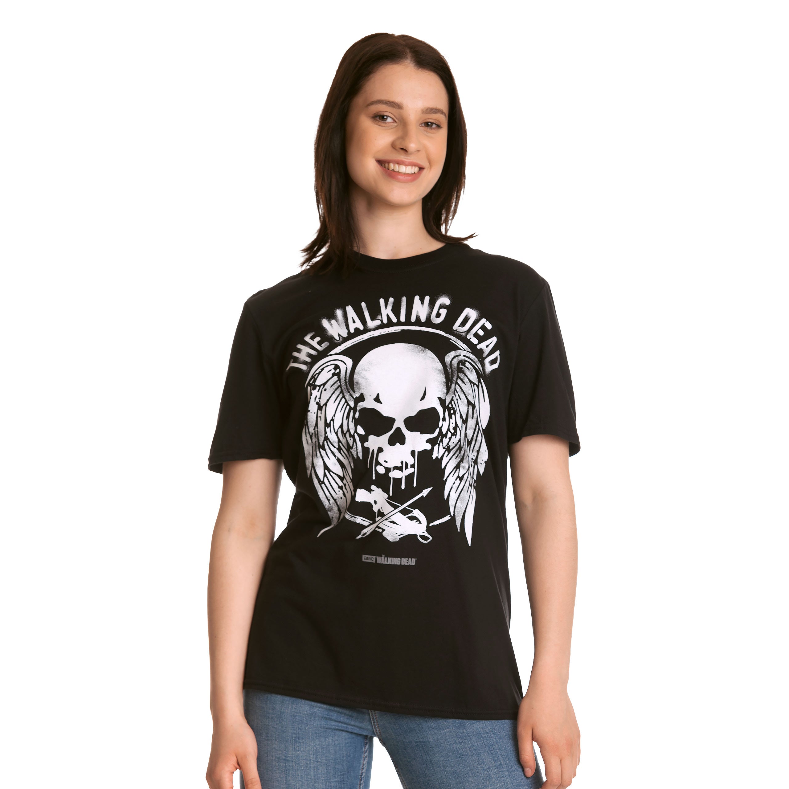 Immagine del prodotto Walking Dead - T-shirt nera con ali e teschio