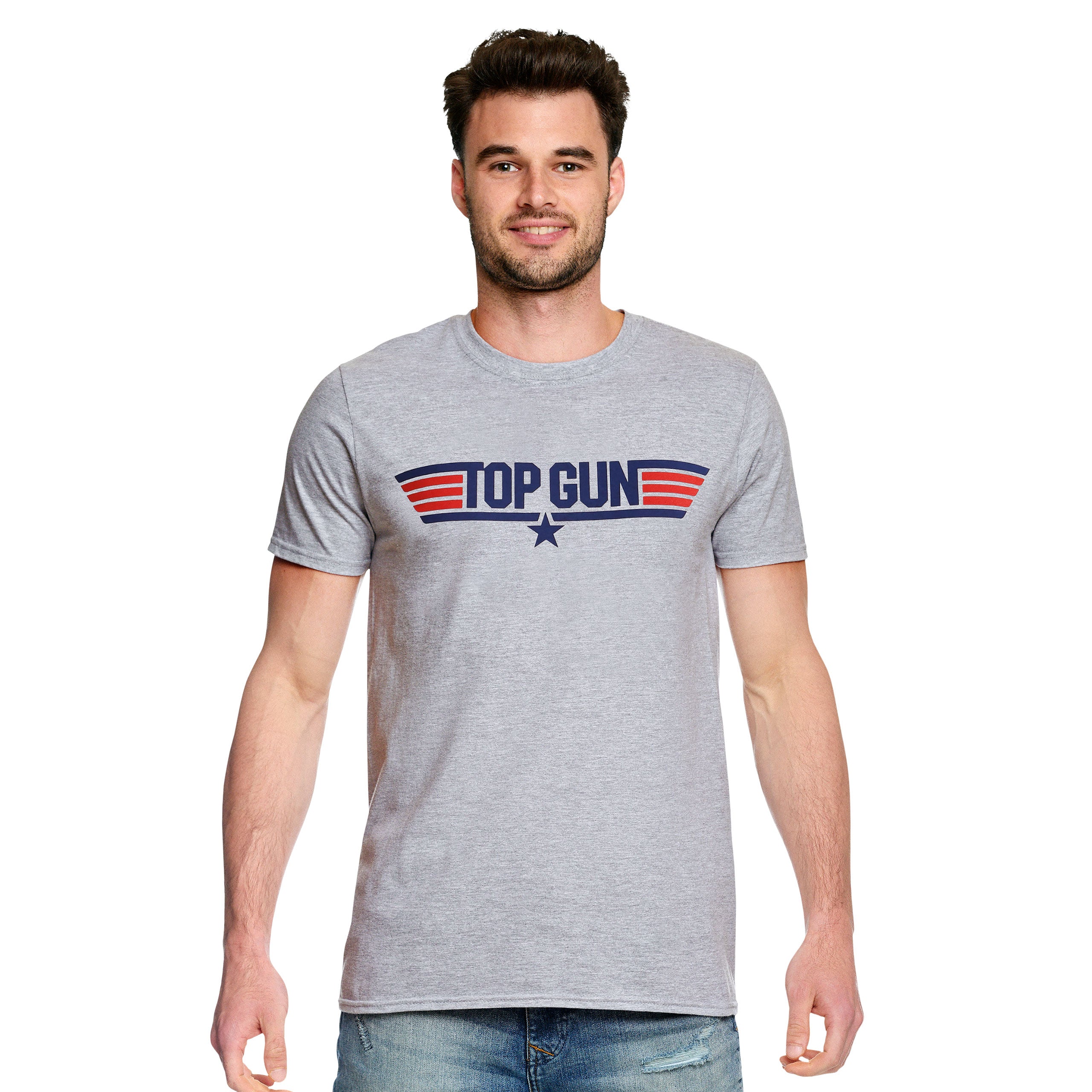 Immagine del prodotto Top Gun - T-shirt con logo grigia
