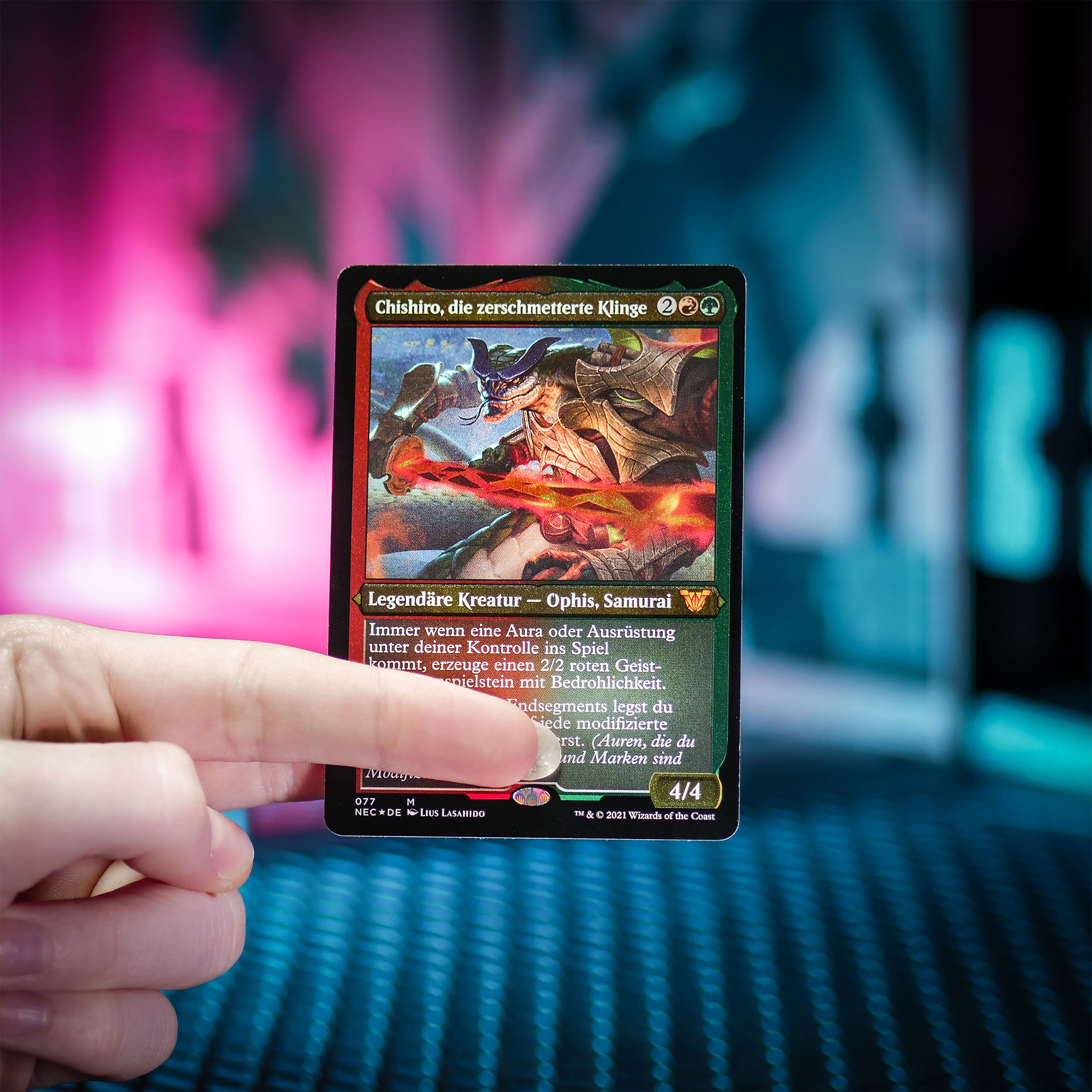 Immagine del prodotto Magic The Gathering - Kamigawa Neon-Dynasty Commander Deck Miglioramenti Schiaccianti