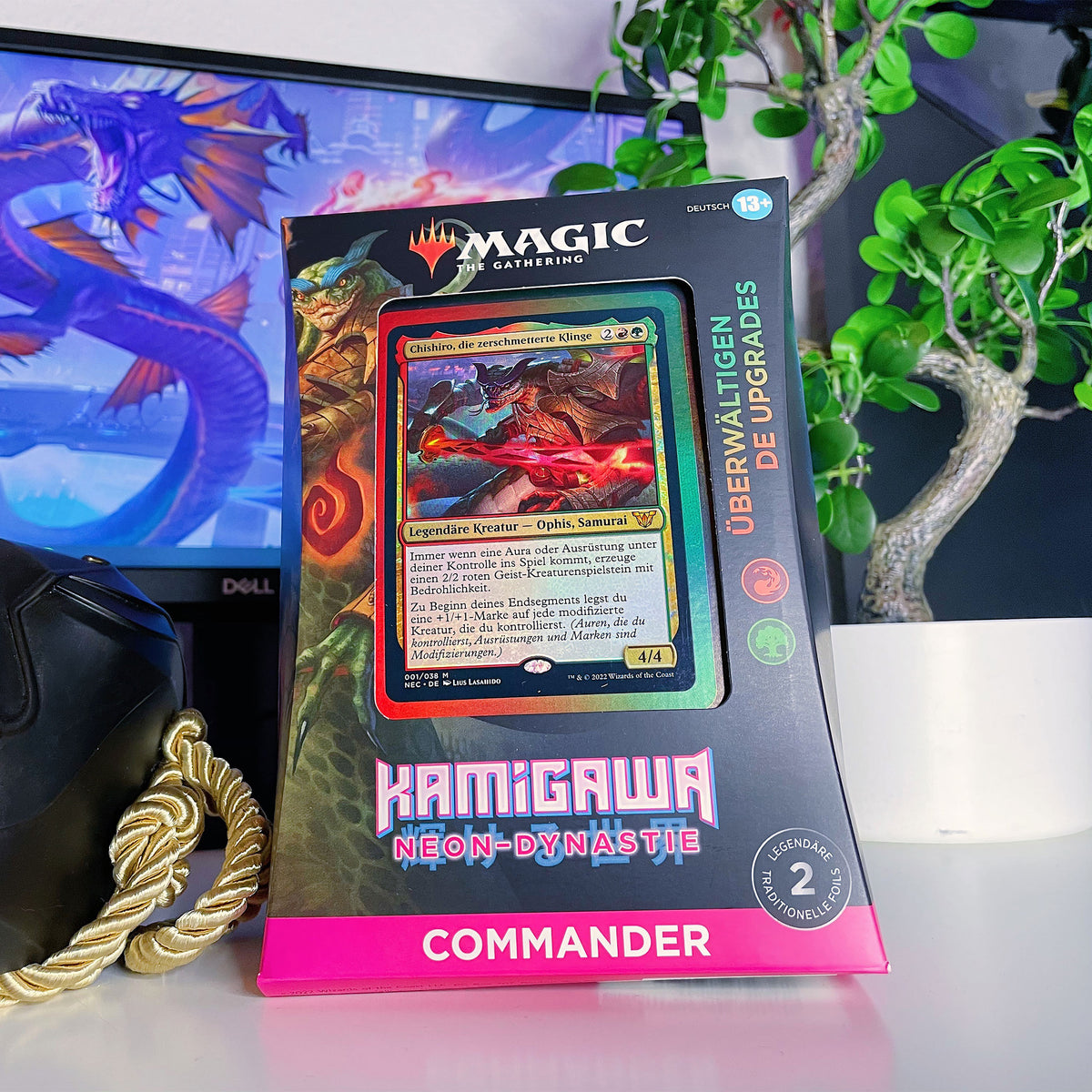 Immagine del prodotto Magic The Gathering - Kamigawa Neon-Dynasty Commander Deck Miglioramenti Schiaccianti