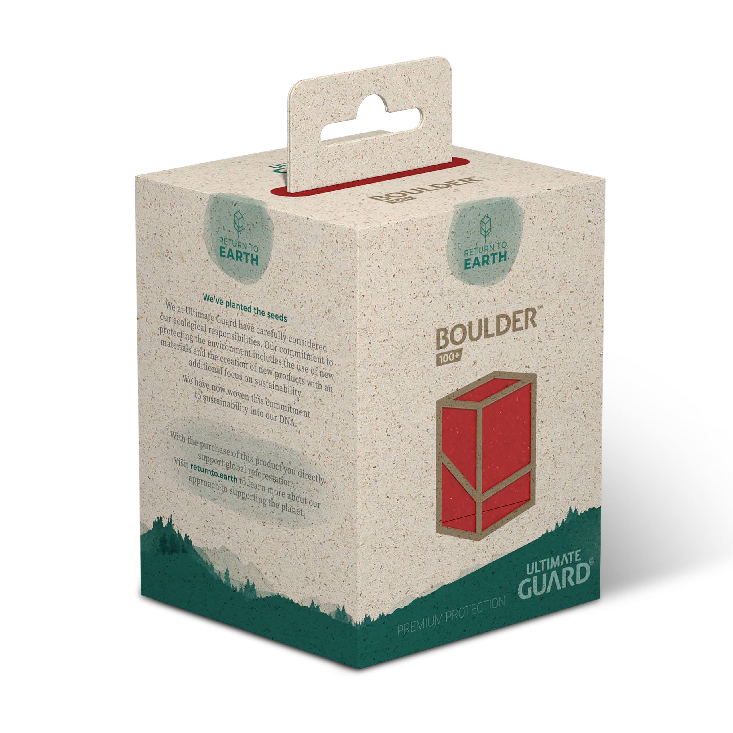 Immagine del prodotto Scatola per carte collezionabili Ultimate Guard rossa per 100 carte