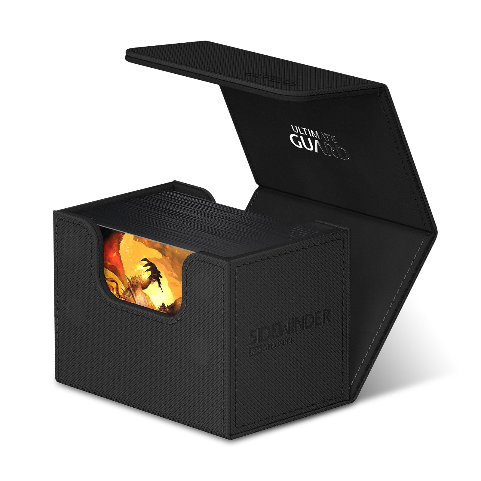 Immagine del prodotto Scatola per carte collezionabili Ultimate Guard nera per 80 carte