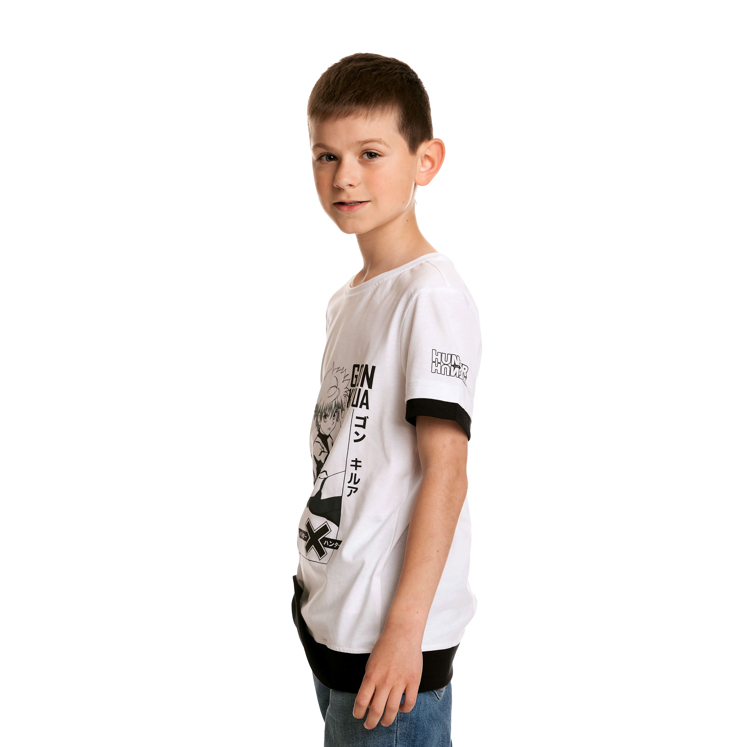 Immagine del prodotto Hunter x Hunter - T-shirt Gon Killua per bambini bianca