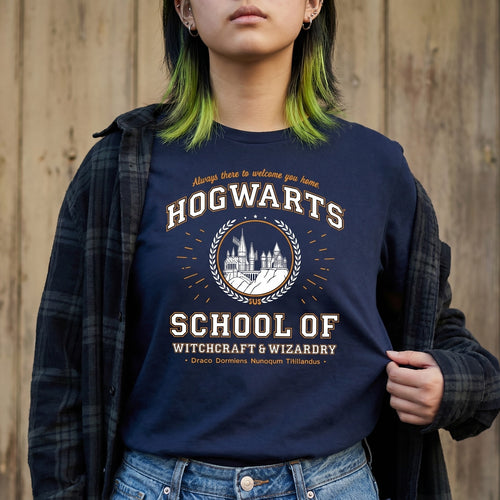 Immagine del prodotto Maglietta blu della Scuola Hogwarts - Harry Potter