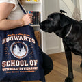 Immagine del prodotto Borsa di juta Hogwarts School blu - Harry Potter