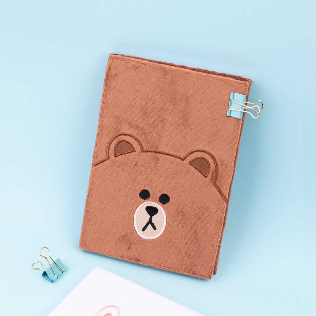 Immagine del prodotto Line Friends - Brown Taccuino di peluche A5