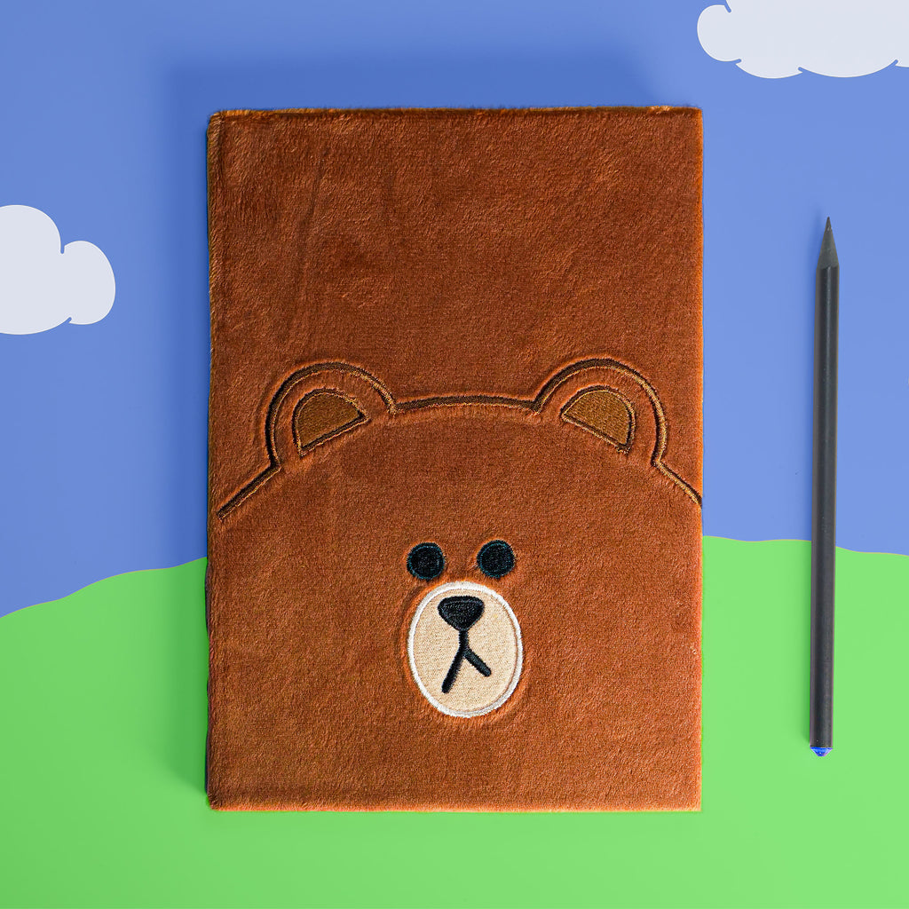 Immagine del prodotto Line Friends - Brown Taccuino di peluche A5