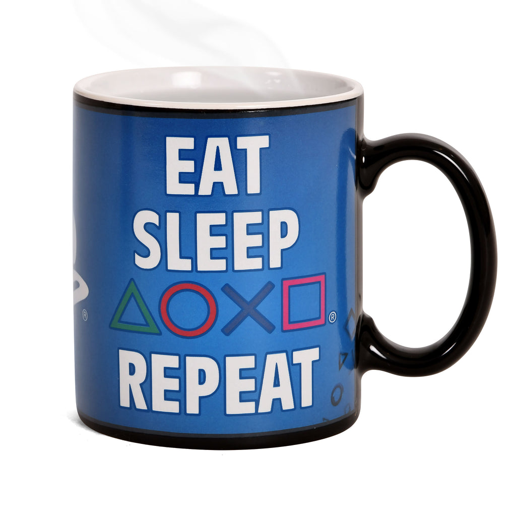 Immagine del prodotto PlayStation - Eat Sleep Repeat Tazza effetto termico