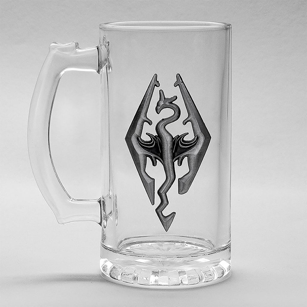 Immagine del prodotto Skyrim - Boccale di vetro con simbolo del drago