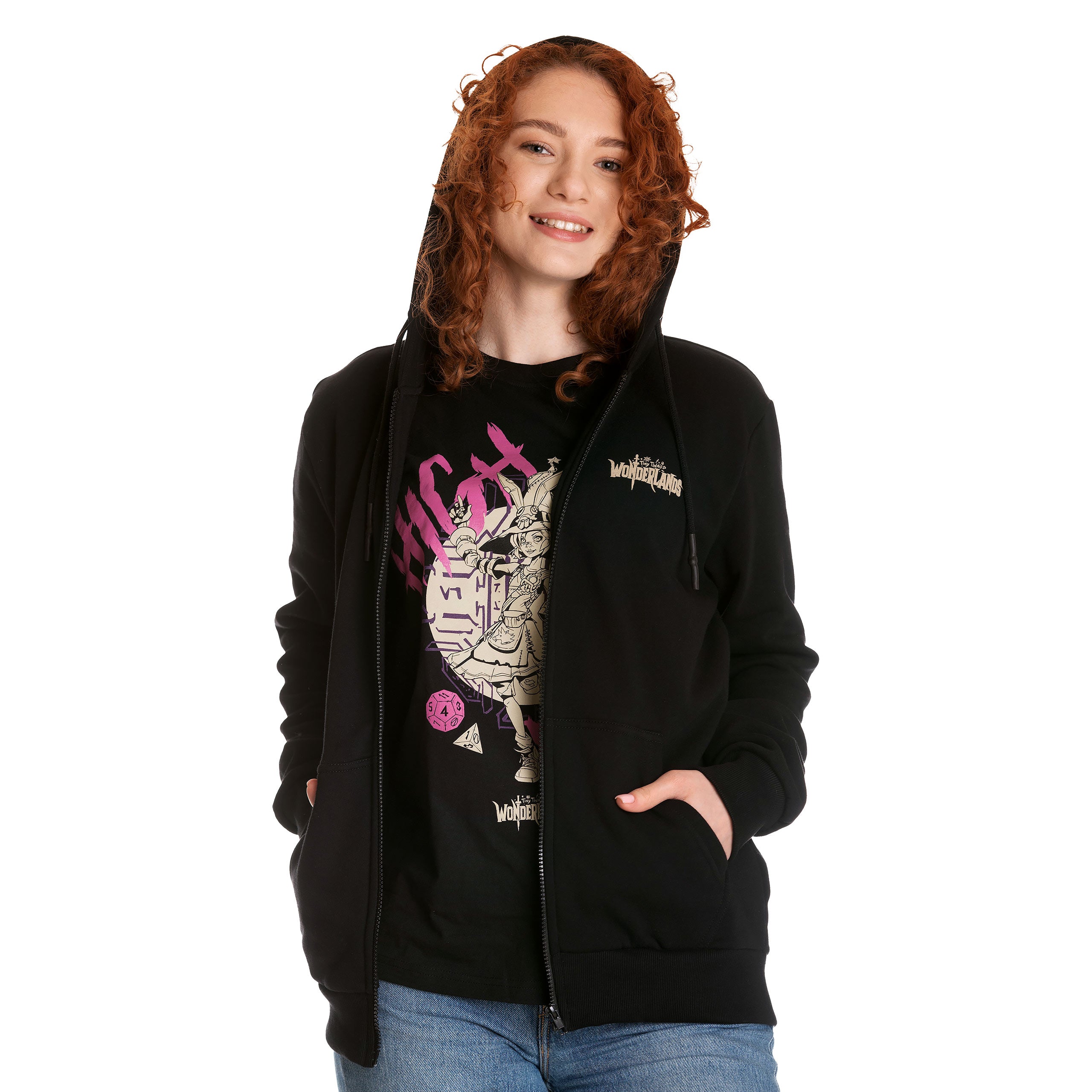 Immagine del prodotto Tiny Tina's Wonderlands - Felpa con cappuccio High Roller nera
