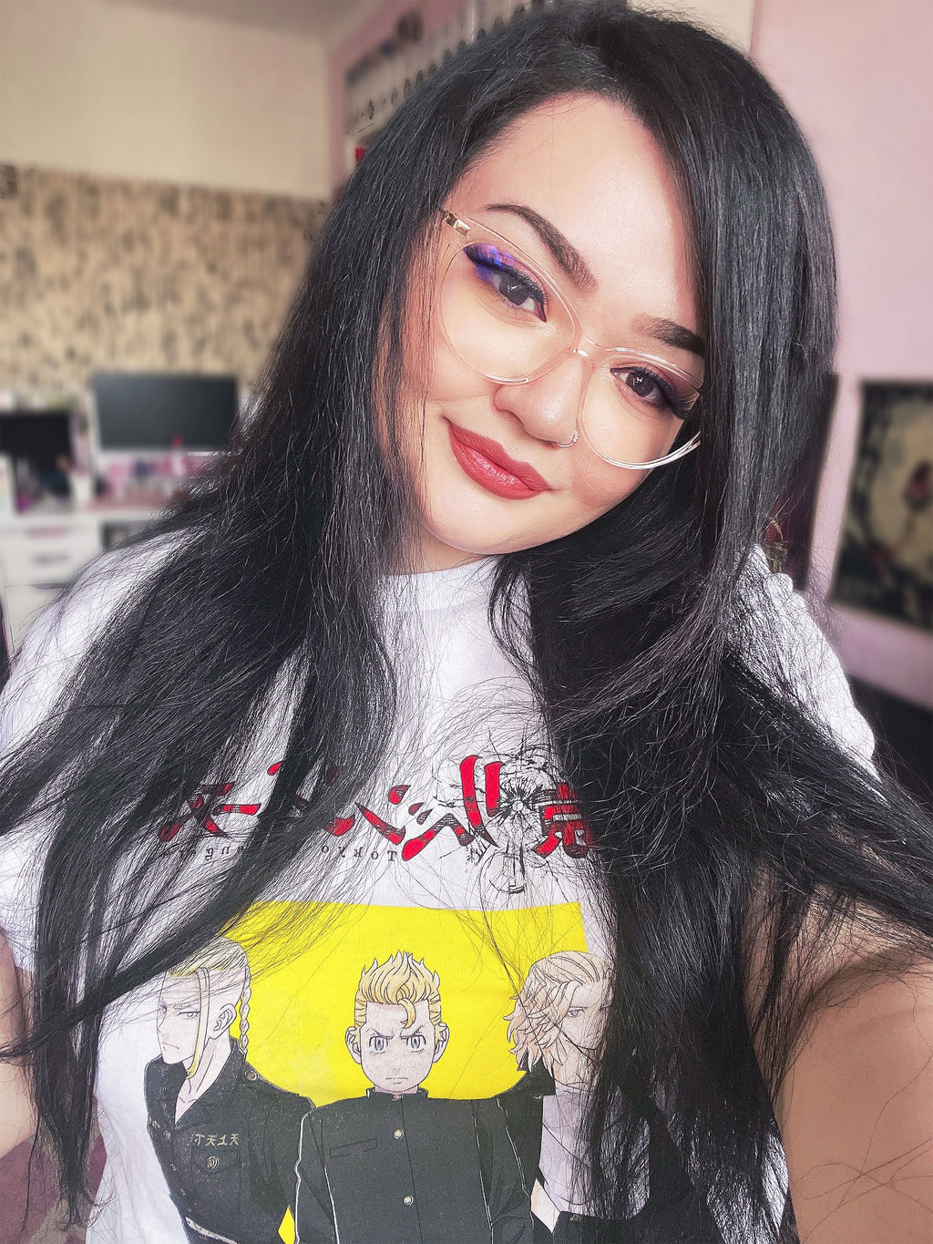 Immagine del prodotto Tokyo Revengers - T-Shirt bianca con logo quadrato giallo