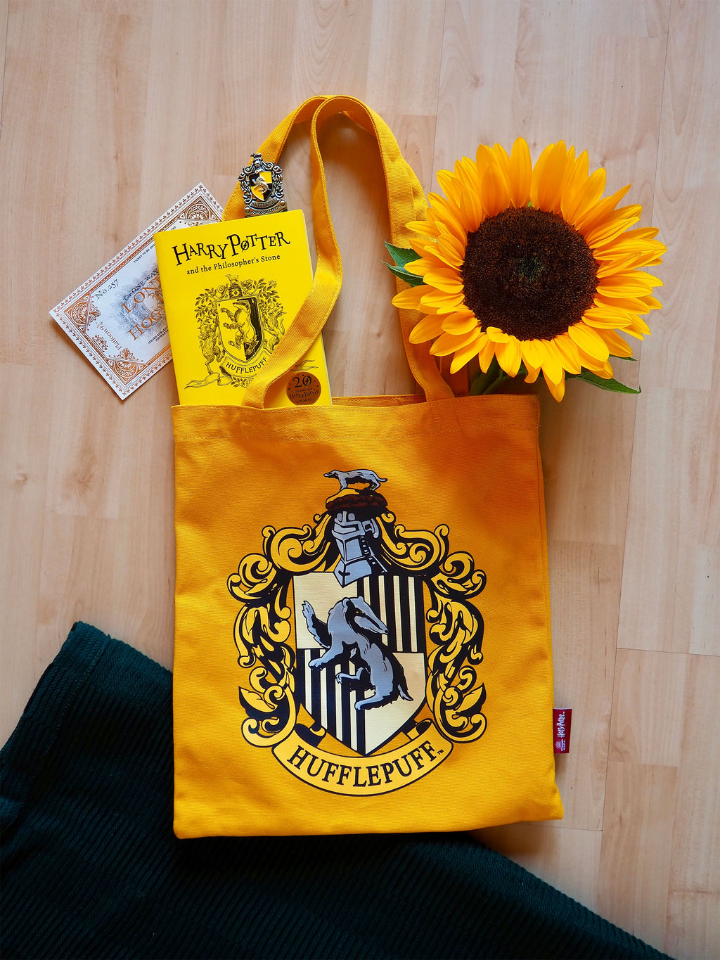 Immagine del prodotto Harry Potter - Borsa di Juta con Stemma Hufflepuff