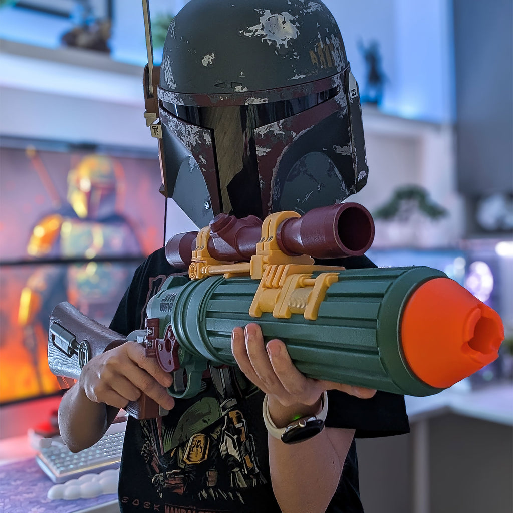 Immagine del prodotto Star Wars - Boba Fett EE-3 Nerf Blaster con luce e suono 1:1