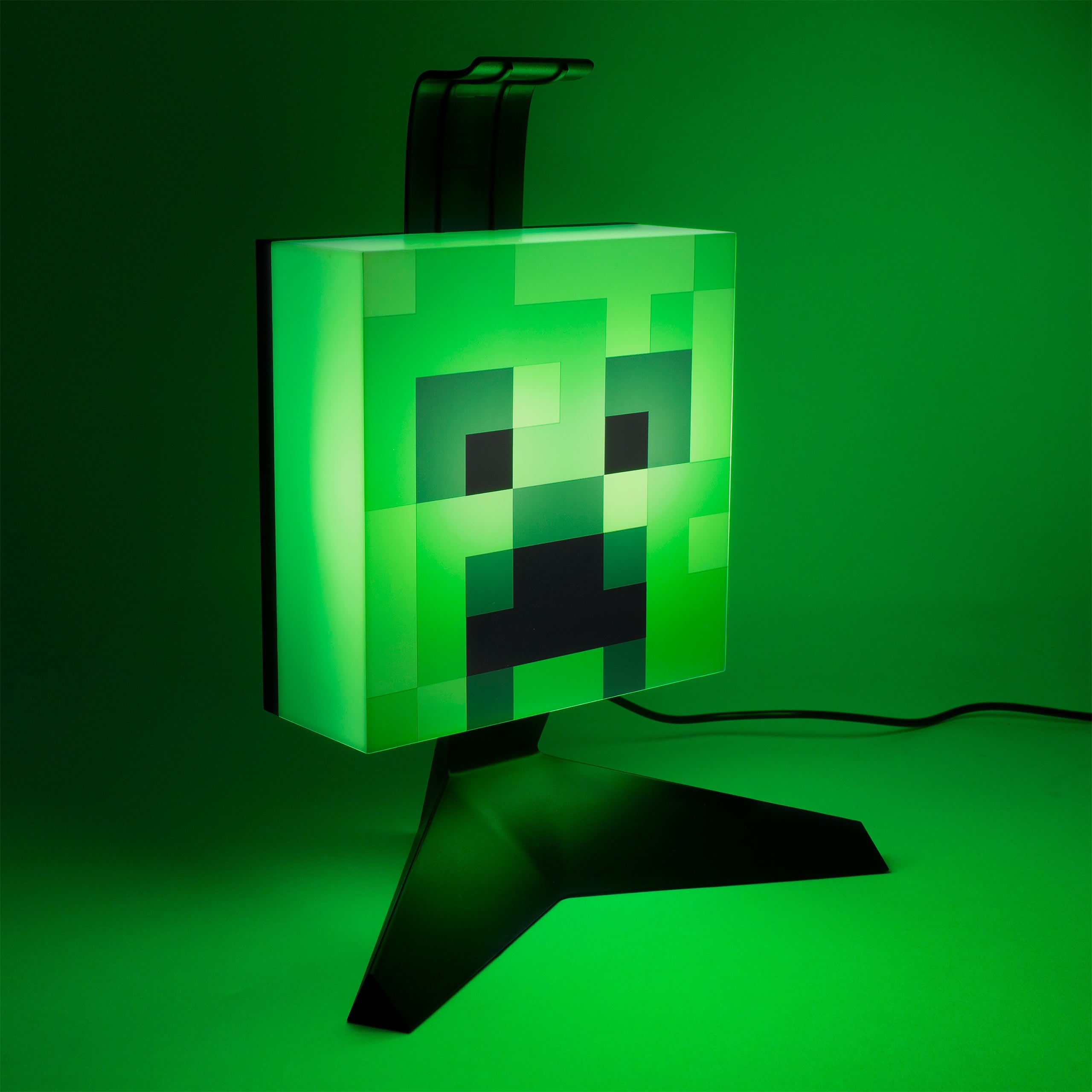 Immagine del prodotto Supporto per cuffie Creeper con luce - Minecraft