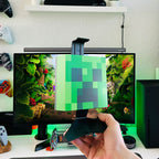Immagine del prodotto Supporto per cuffie Creeper con luce - Minecraft