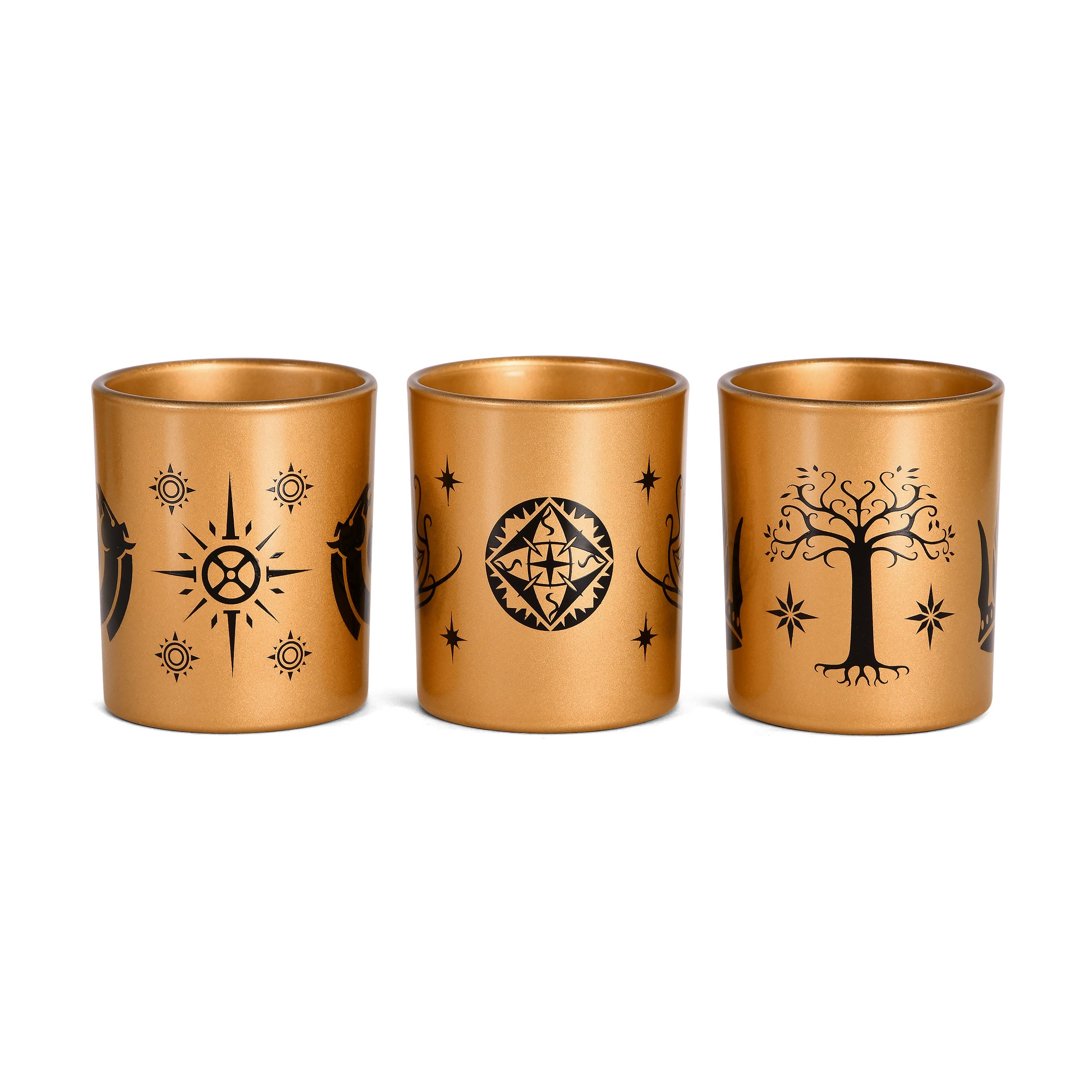 Immagine del prodotto Il Signore degli Anelli - Porta Candele Terra di Mezzo Set di 3