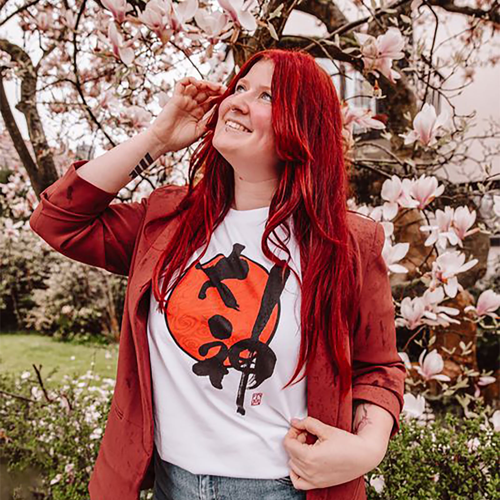 Immagine del prodotto Okami - T-shirt con logo bianca