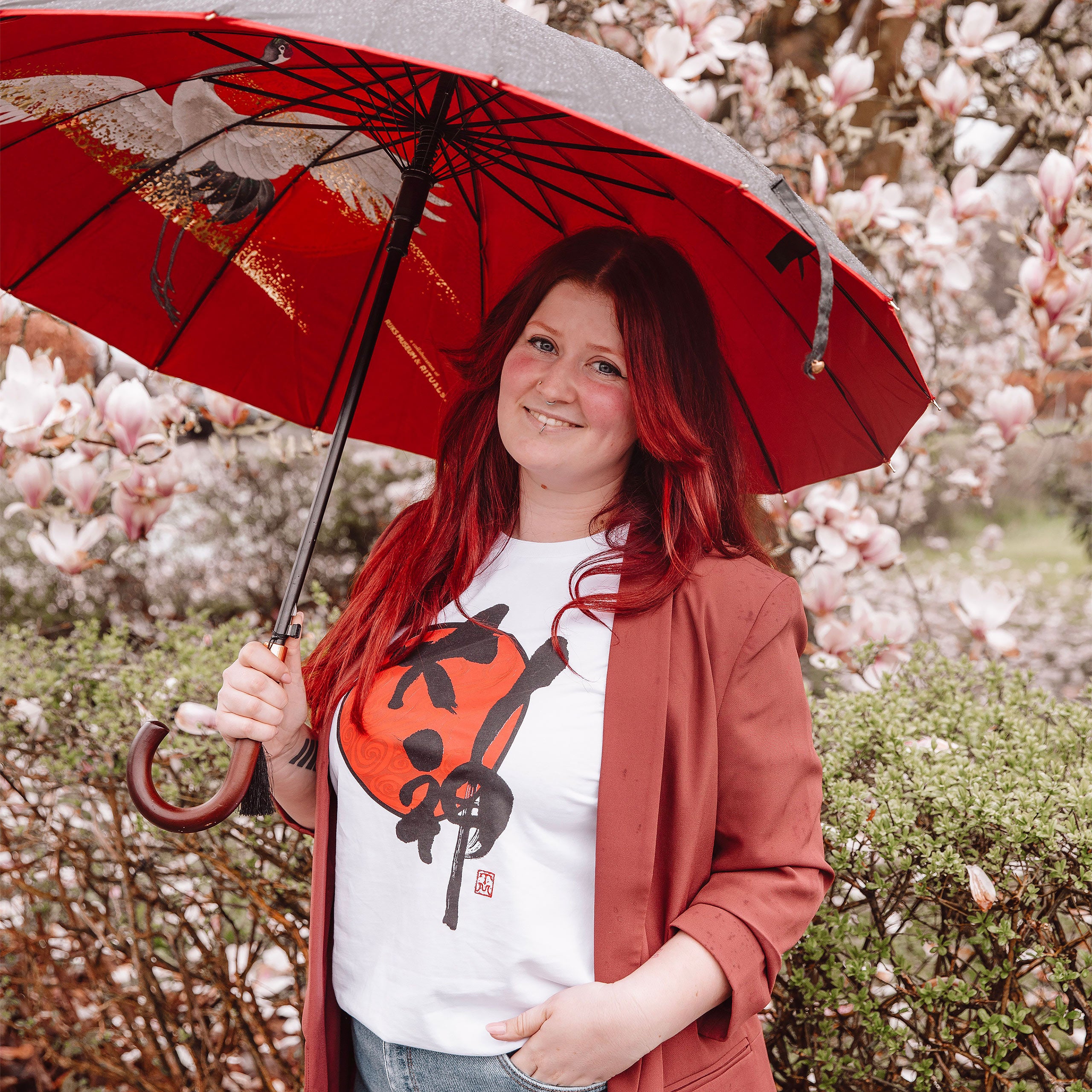 Immagine del prodotto Okami - T-shirt con logo bianca