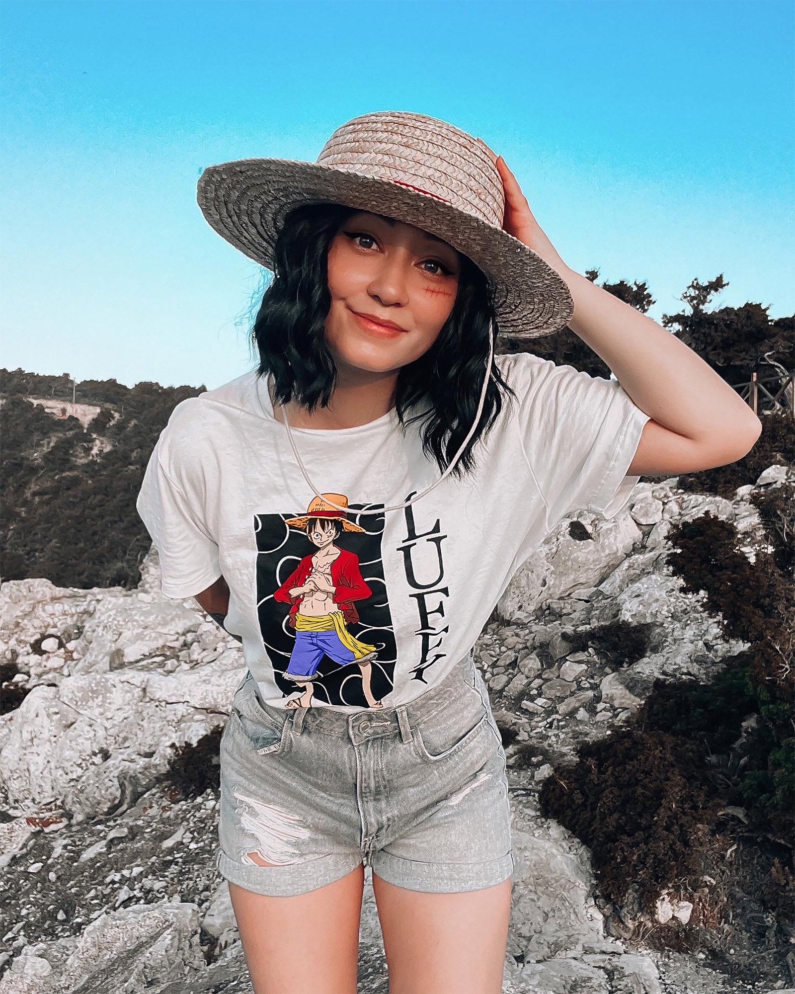 Immagine del prodotto One Piece - T-shirt bianca di Luffy