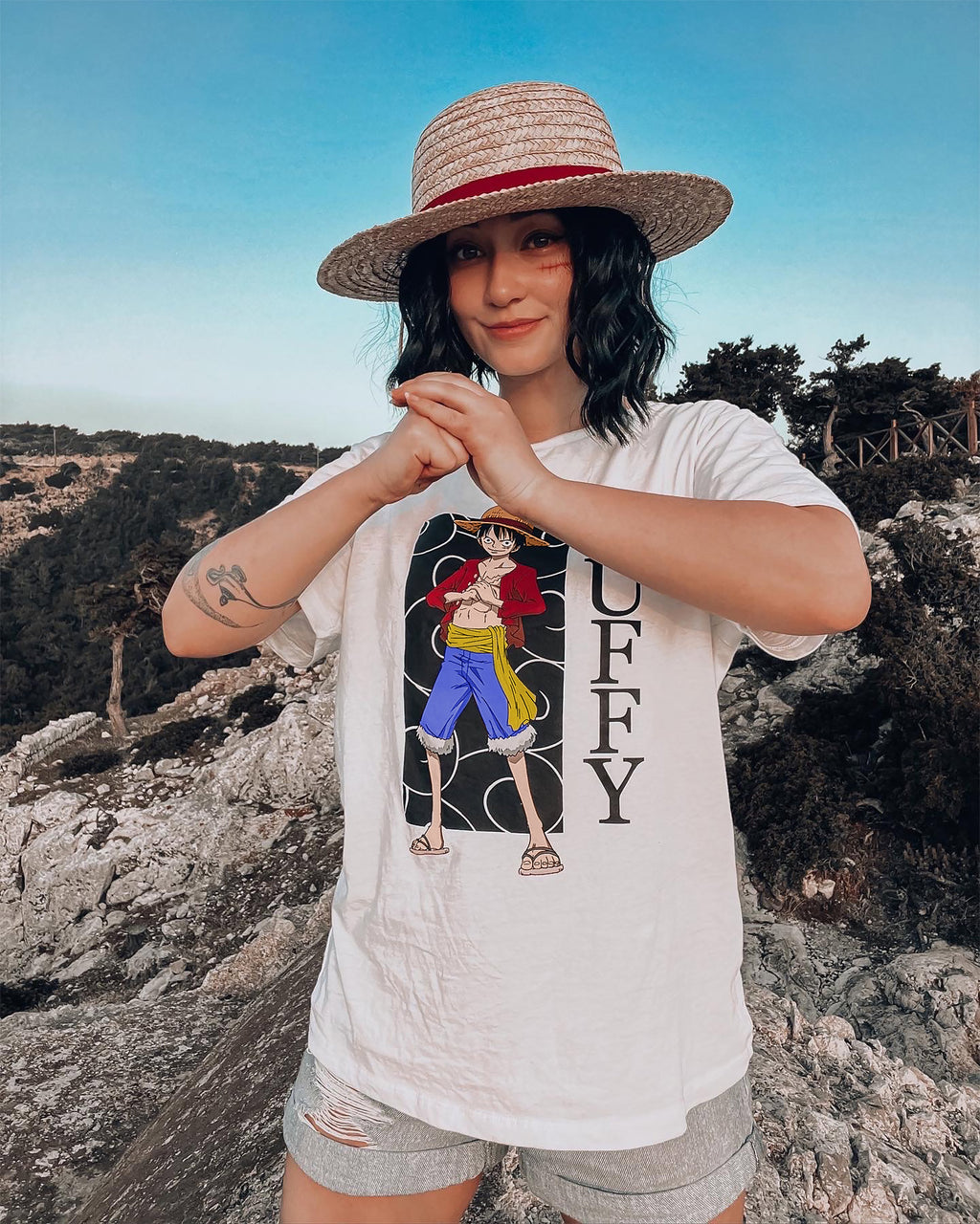 Immagine del prodotto One Piece - T-shirt bianca di Luffy