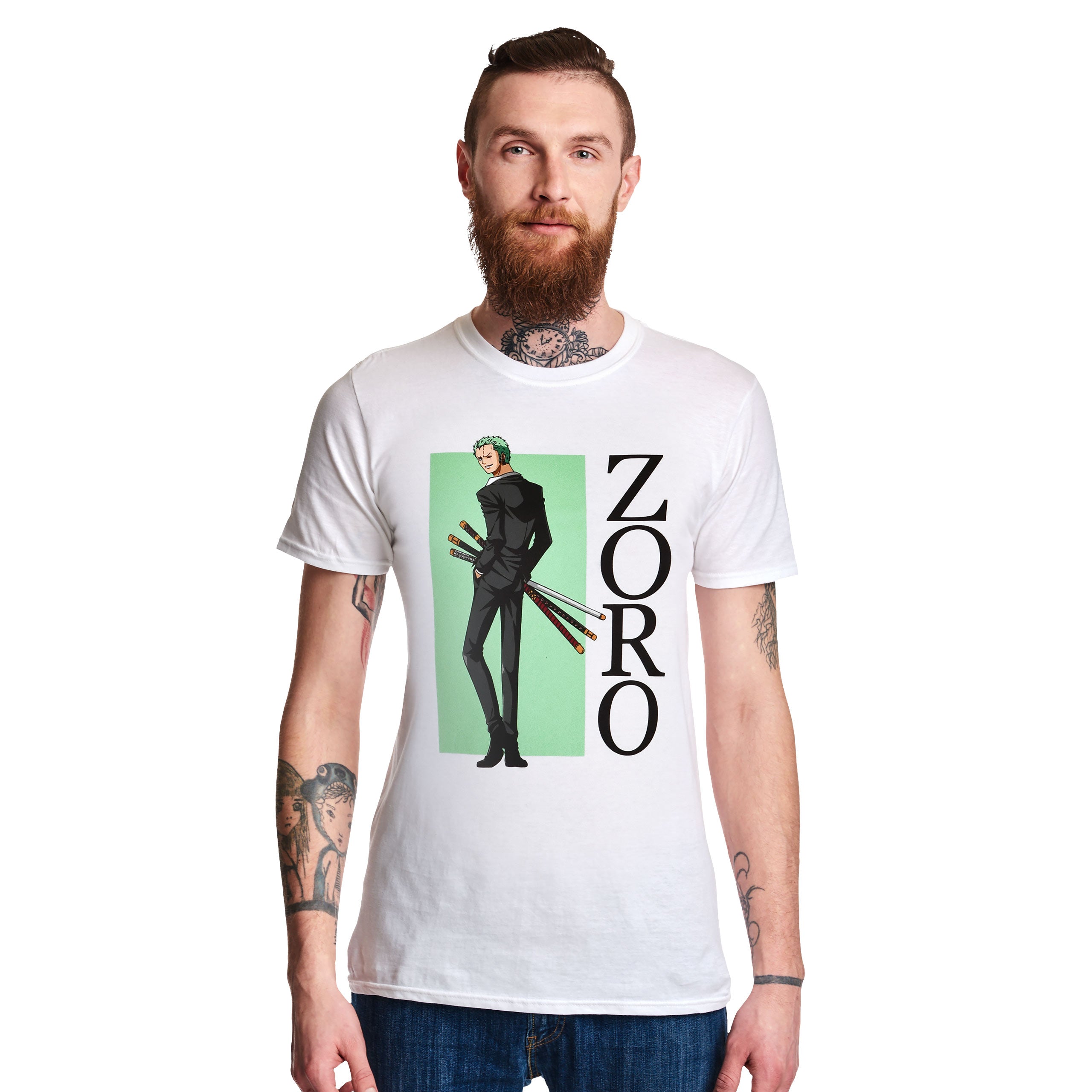 Immagine del prodotto One Piece - T-shirt Zoro bianca