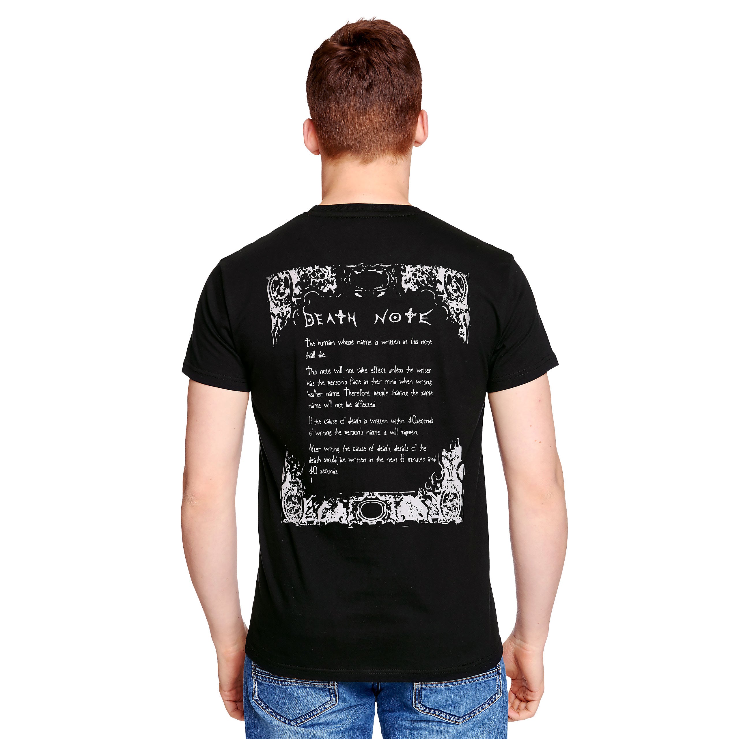 Immagine del prodotto Death Note - T-shirt nera con poster di Ryuk