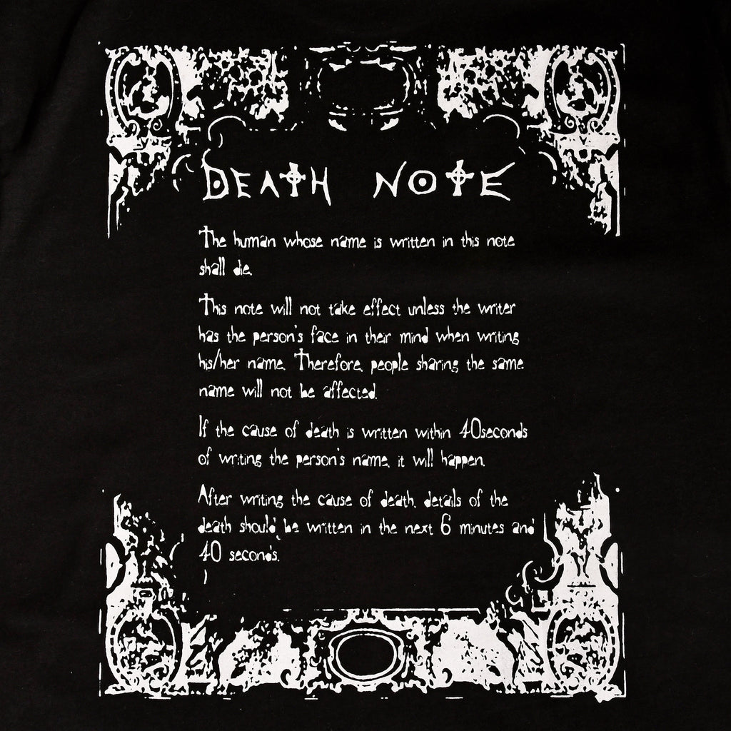 Immagine del prodotto Death Note - T-shirt nera con poster di Ryuk