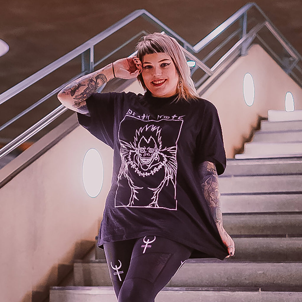 Immagine del prodotto Death Note - T-shirt nera con poster di Ryuk