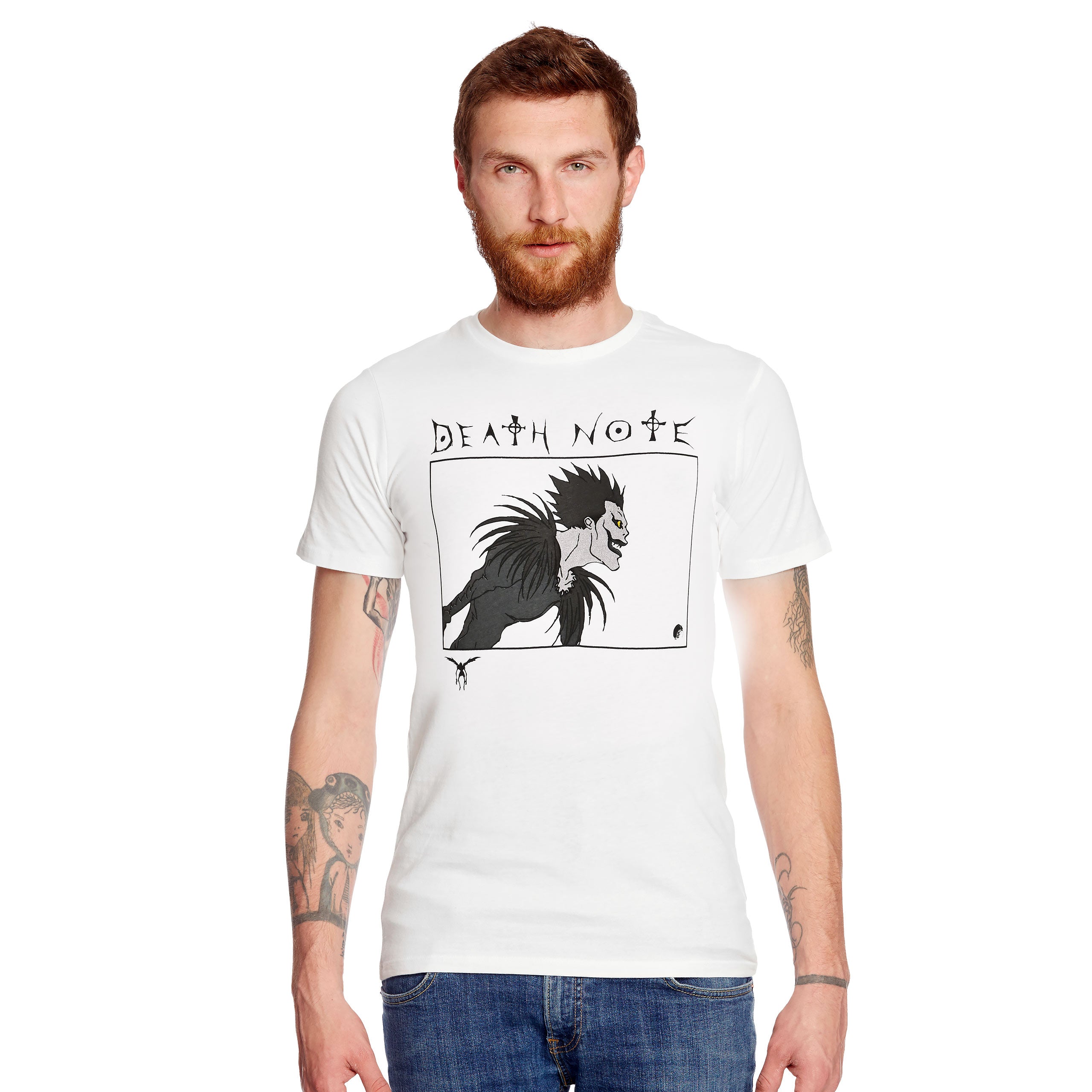 Immagine del prodotto Death Note - T-shirt bianca con grafica di Ryuk